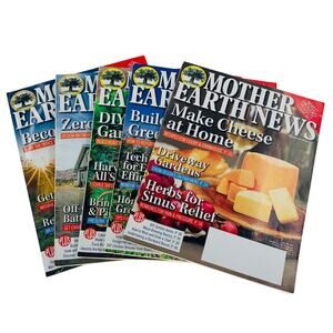 Mother Earth News Magazines 2019 Sustainable Living Homesteading Off Grid Garden